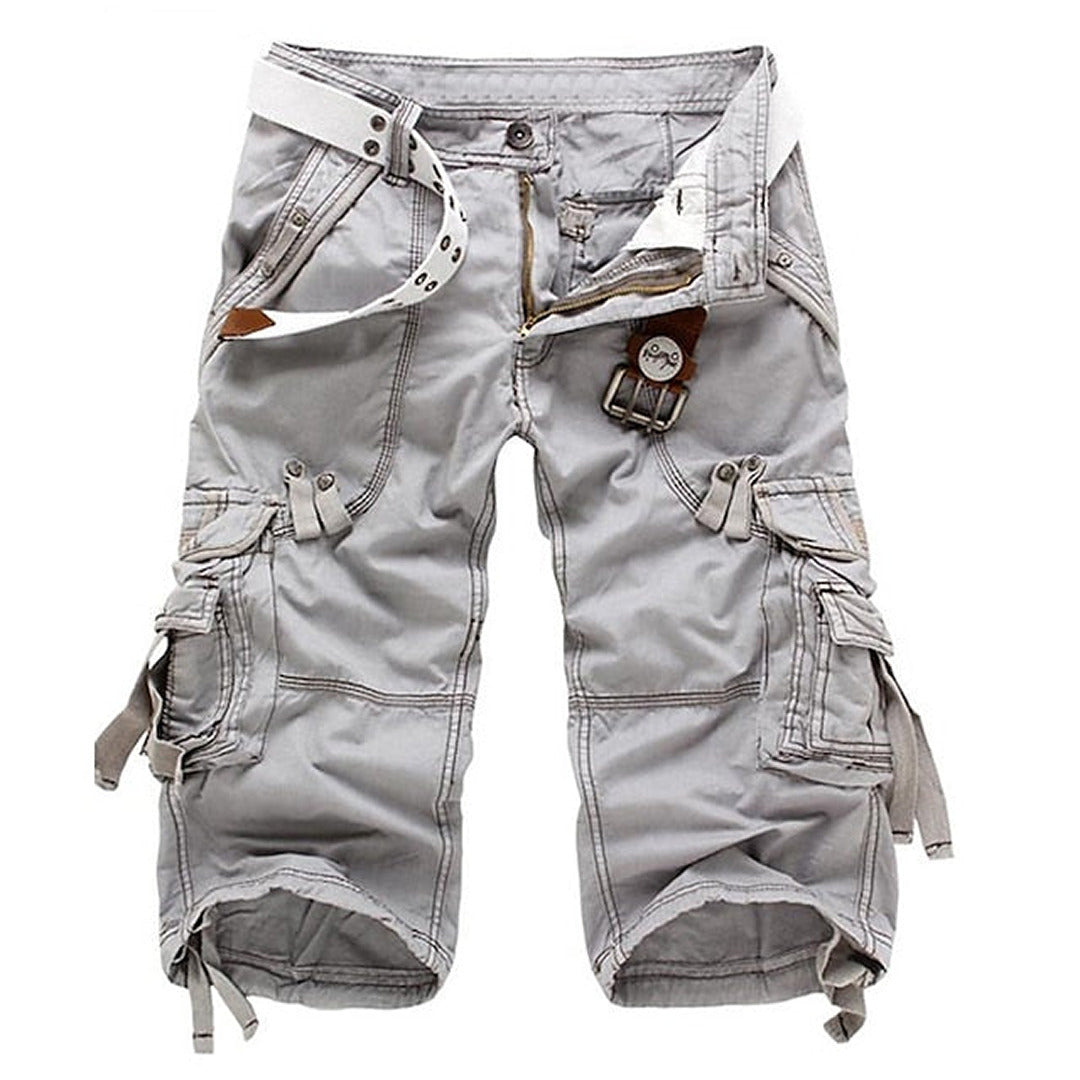 Cargo Shorts with Zip Pockets for Men