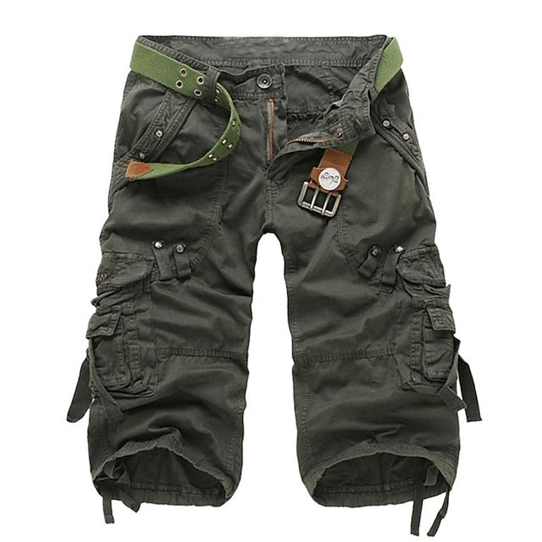 Cargo Shorts with Zip Pockets for Men