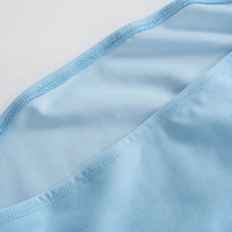 Strapless Ruffle Hem Mini Dress for Women