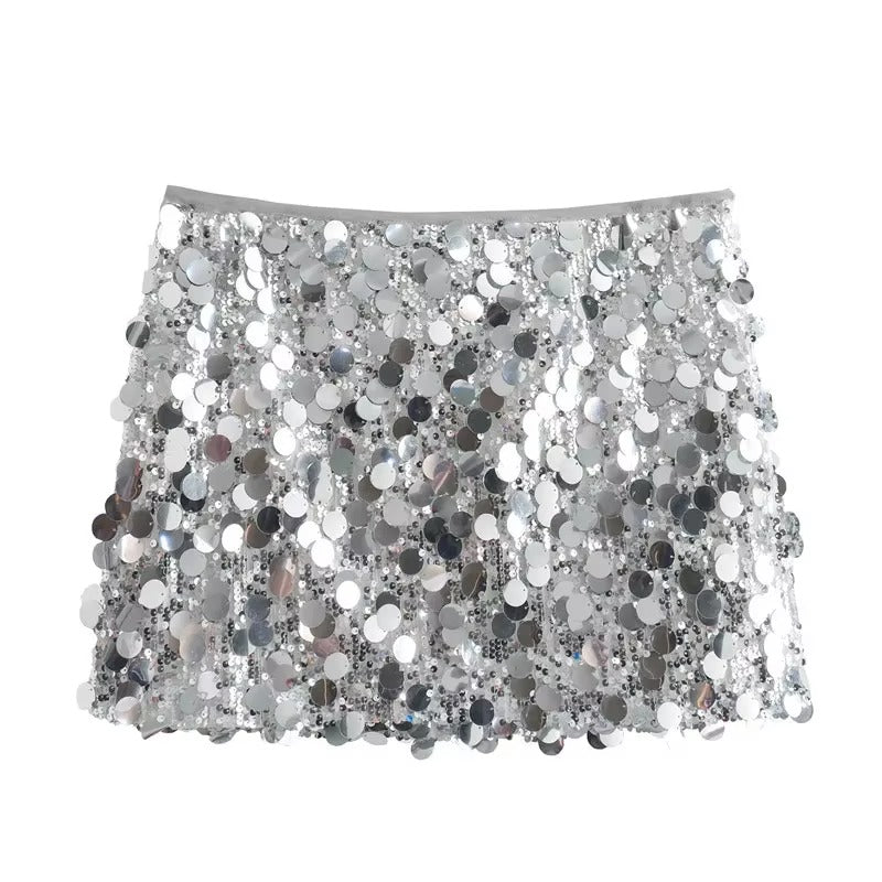 Sequin Mini Skirt for Women
