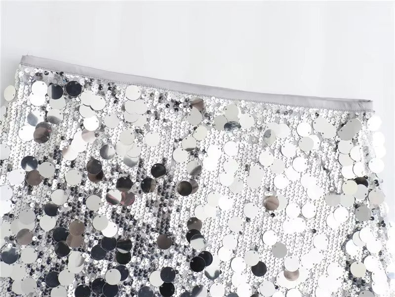 Sequin Mini Skirt for Women