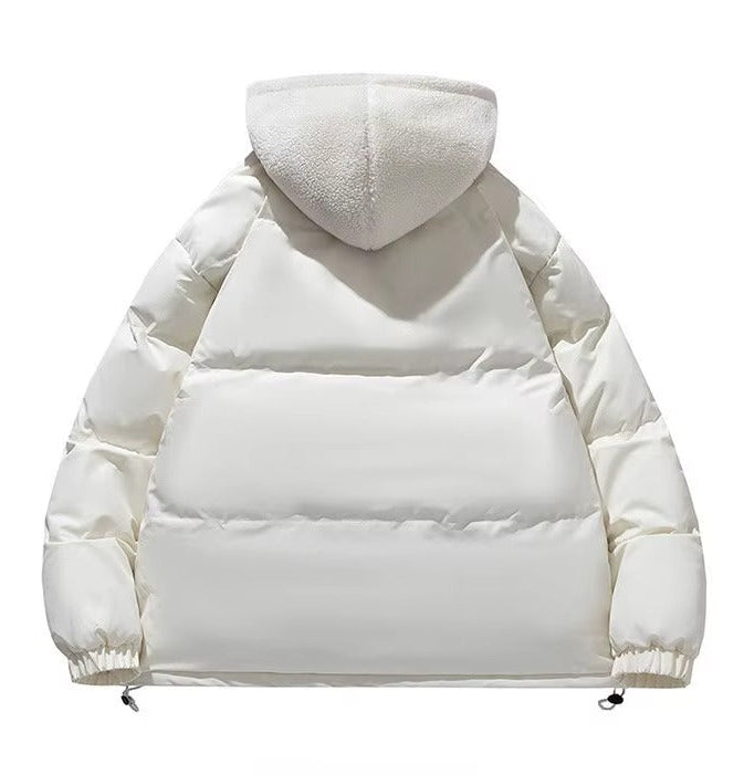 Hooded Sherpa Lined Puffer Jacket for Women