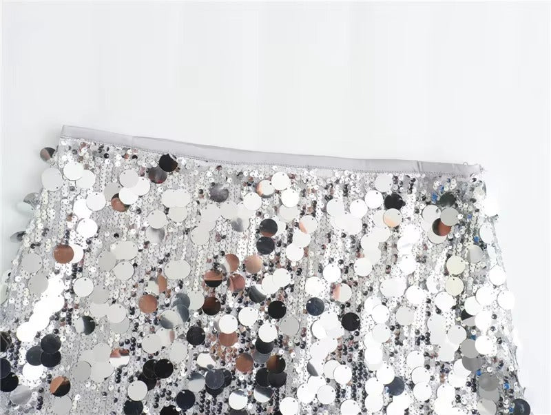Sequin Mini Skirt for Women