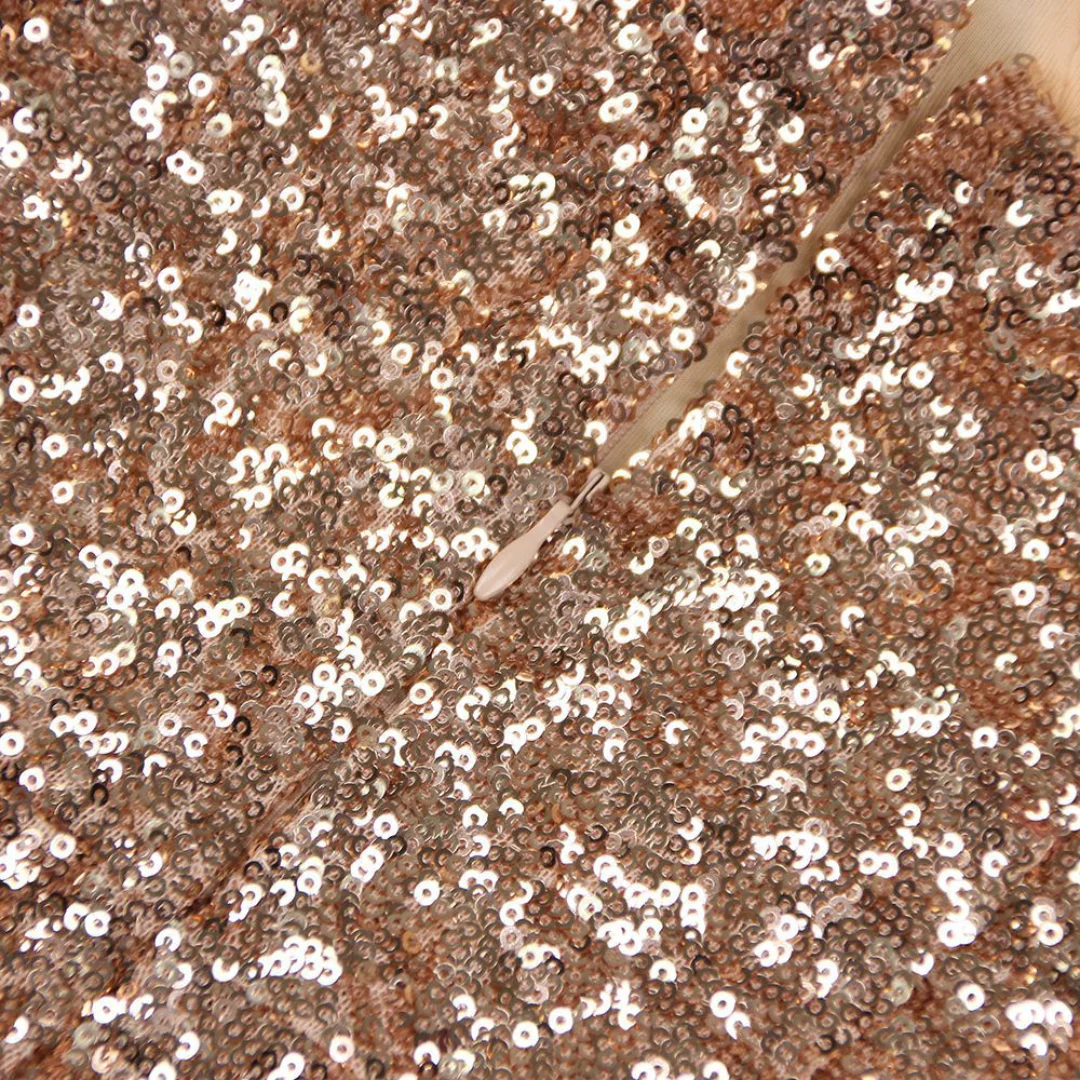 Sequin Chain Strap Midi Dress for Women