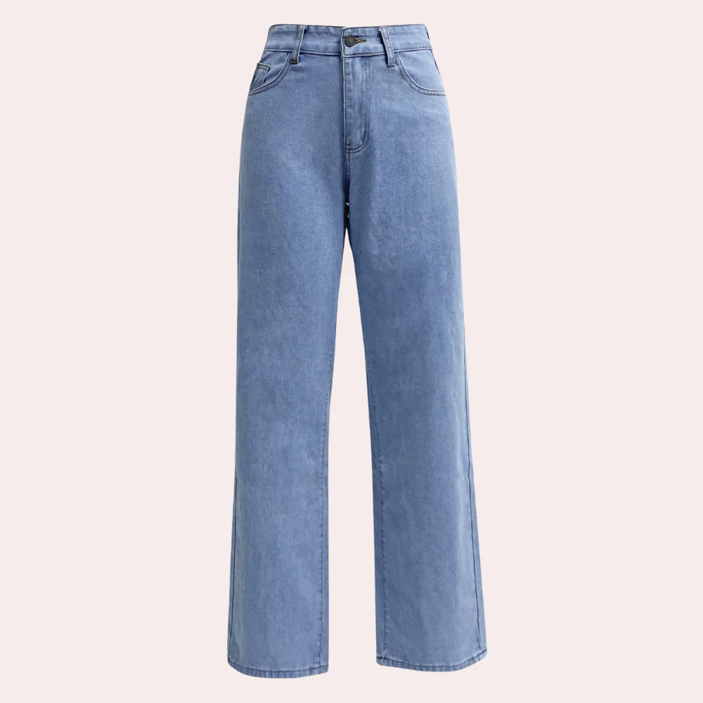 High Waisted Straight Leg Jeans for Women