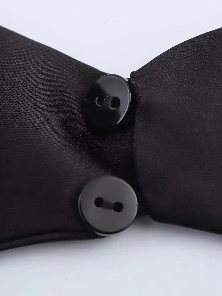 Satin Halter Neck Cocktail Mini Dress for Women