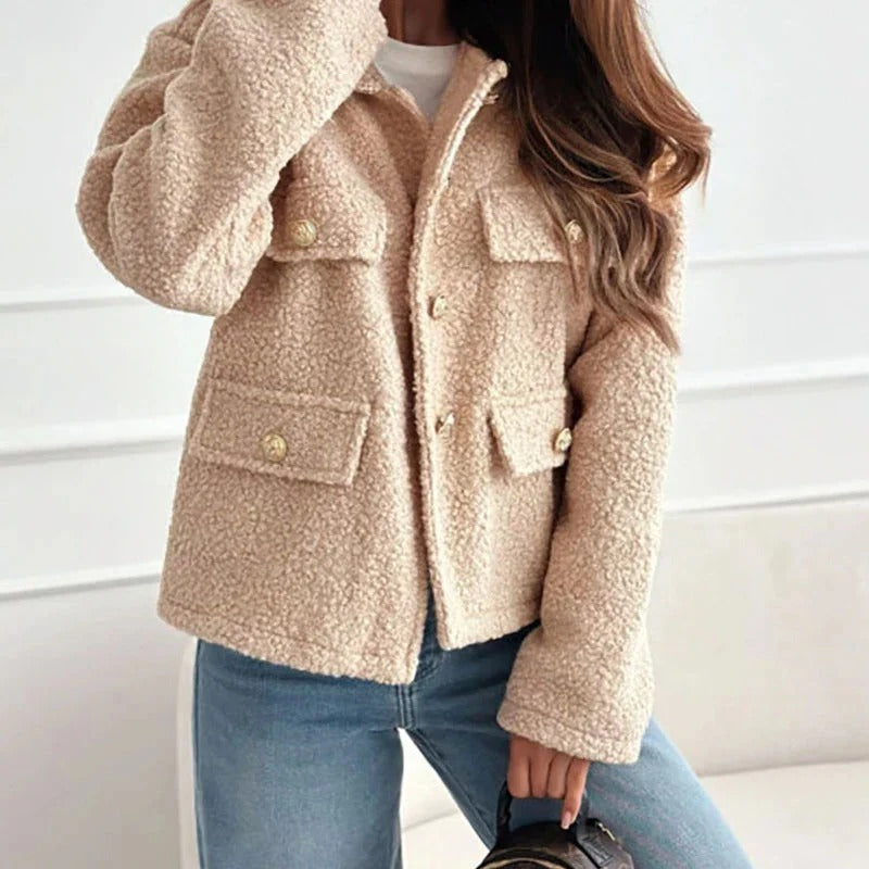 Short Wool Coat for Women