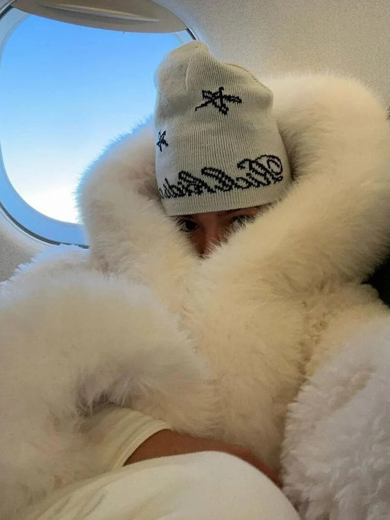 Faux Fur Oversized Hooded Coat for Women