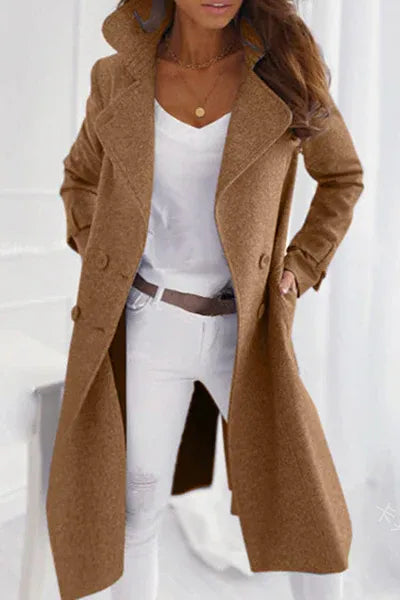 Elegant Woolen Winter Coat for Women