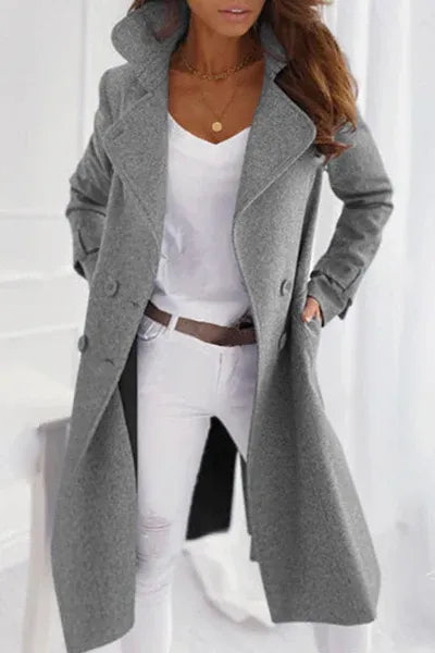 Elegant Woolen Winter Coat for Women