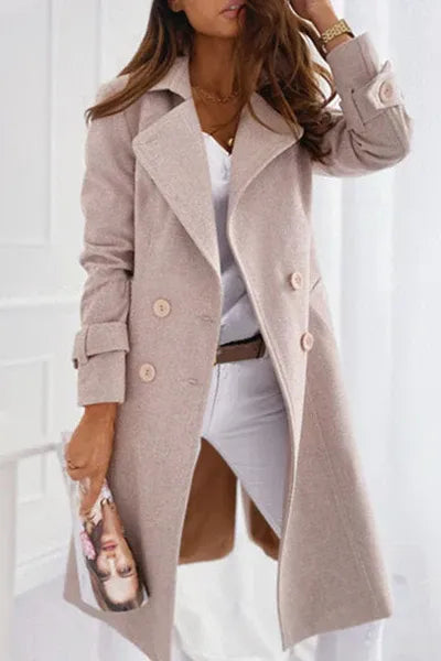 Elegant Woolen Winter Coat for Women