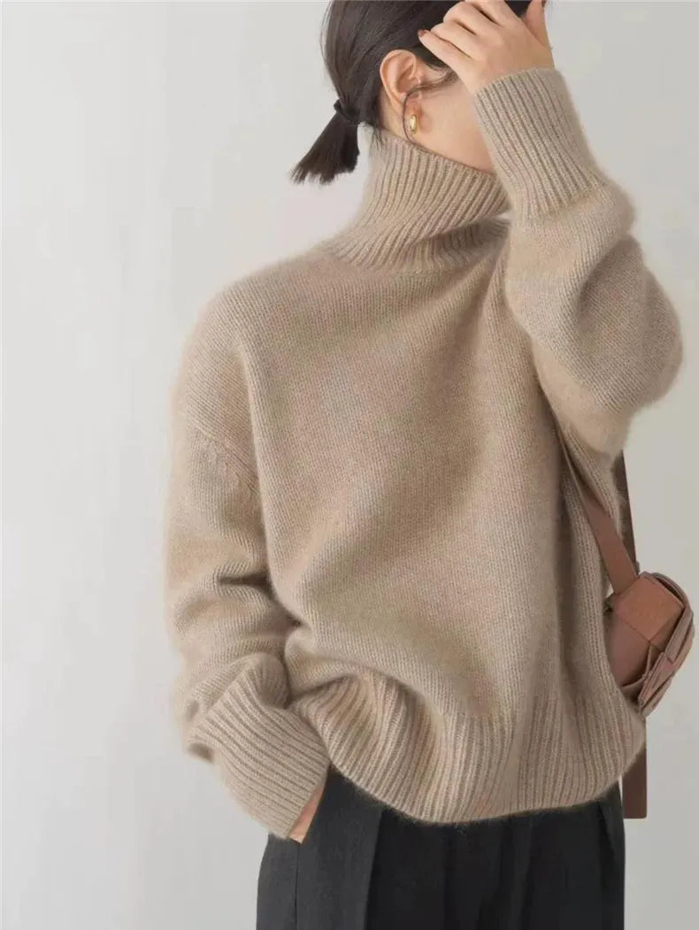 Classic Turtleneck Sweater for Women