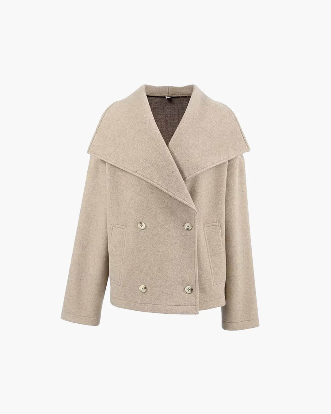 Oversized Wool Blend Jacket for Women