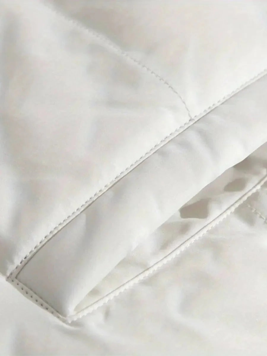 Hooded Sherpa Lined Puffer Jacket for Women