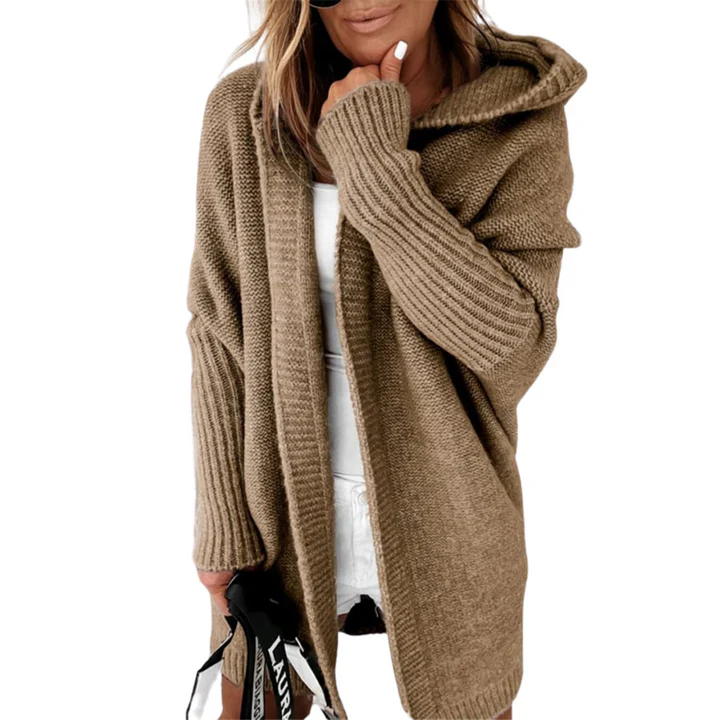 Soft Knit Mid-length Cardigan for Women