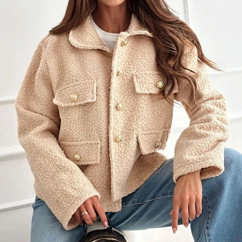 Short Wool Coat for Women