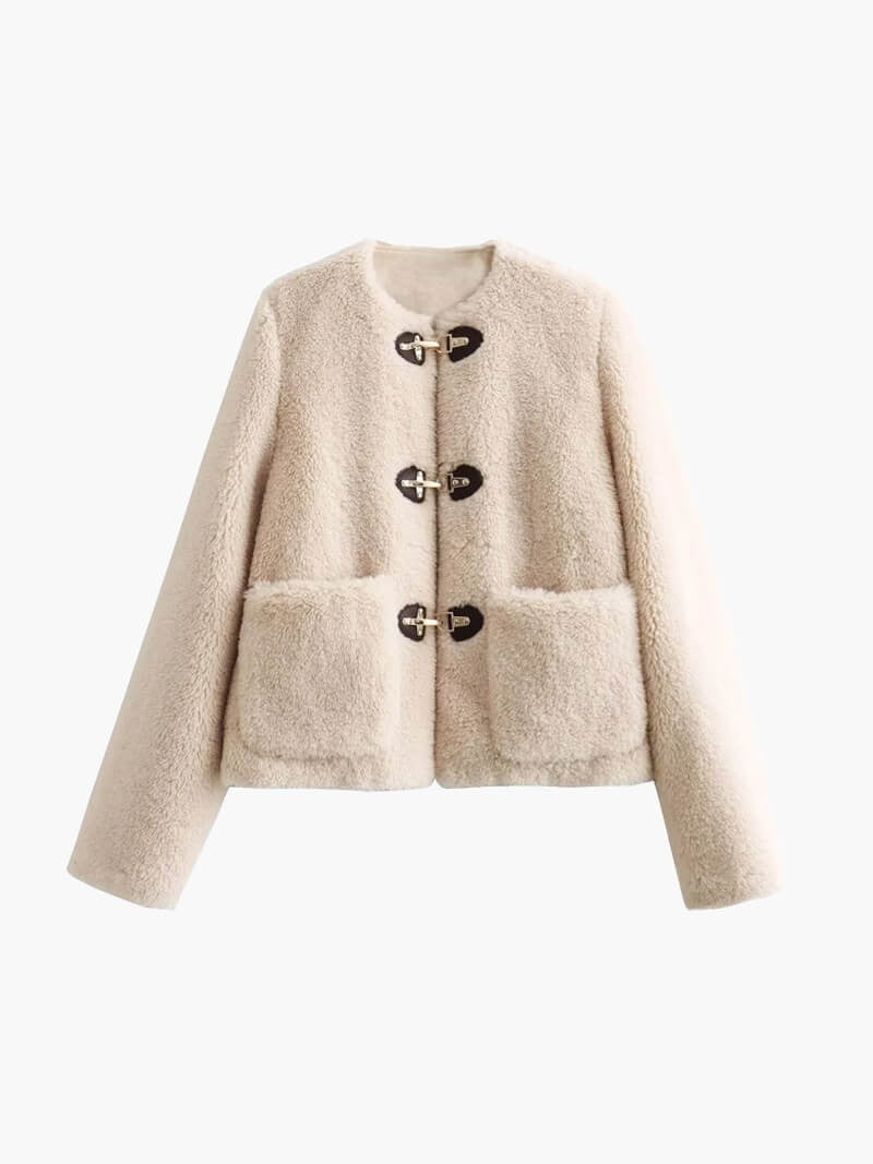 Cropped Sherpa Jacket for Women