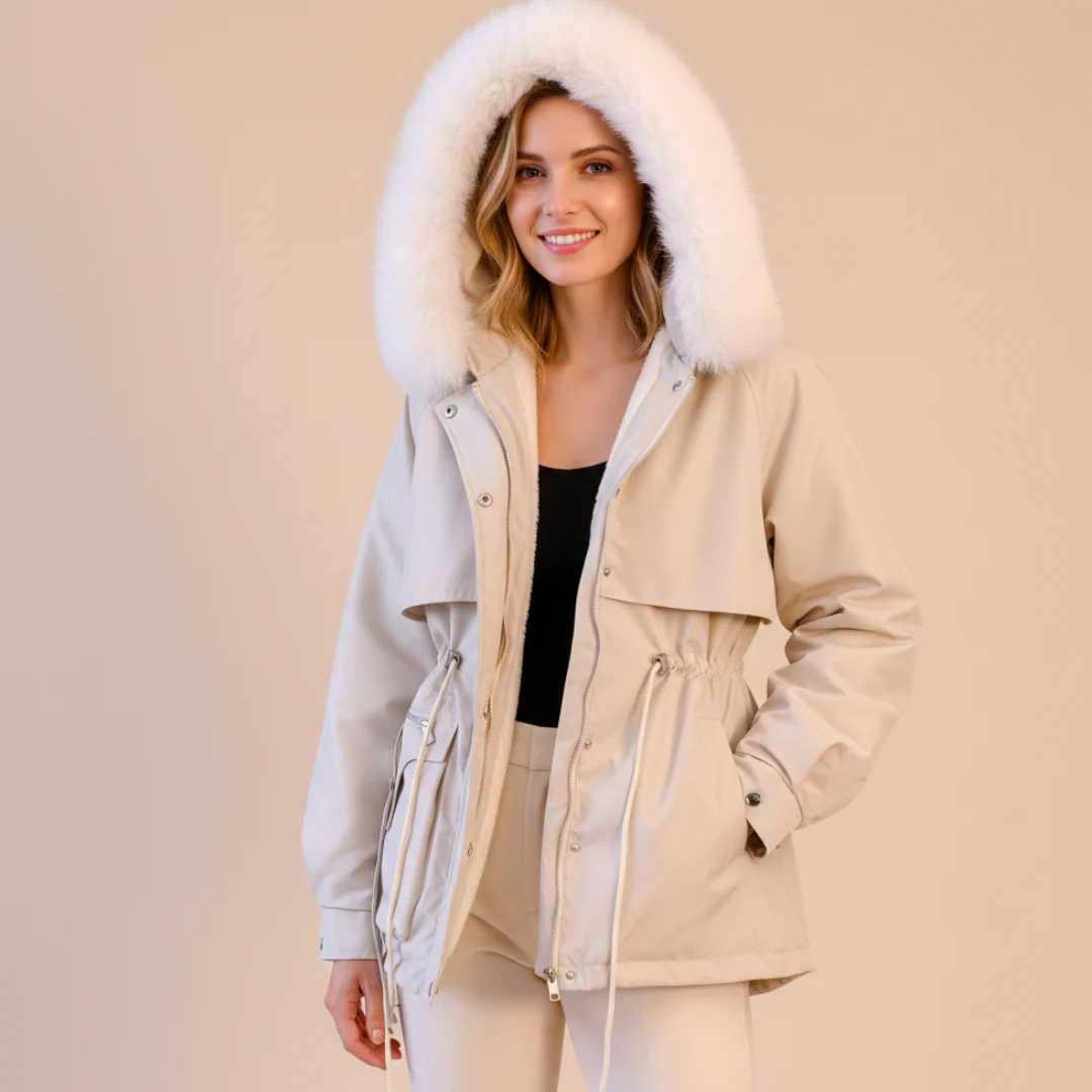 Winter Parka with Hood for Women