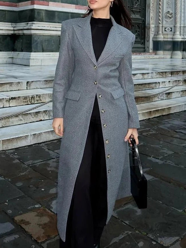 Tailored Longline Overcoat for Women