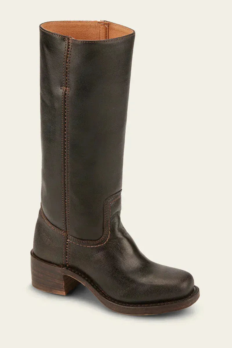 Knee-High Block Heel Western Boots for Women