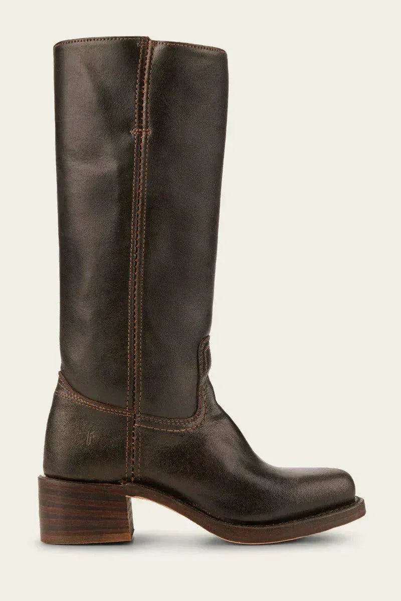 Knee-High Block Heel Western Boots for Women