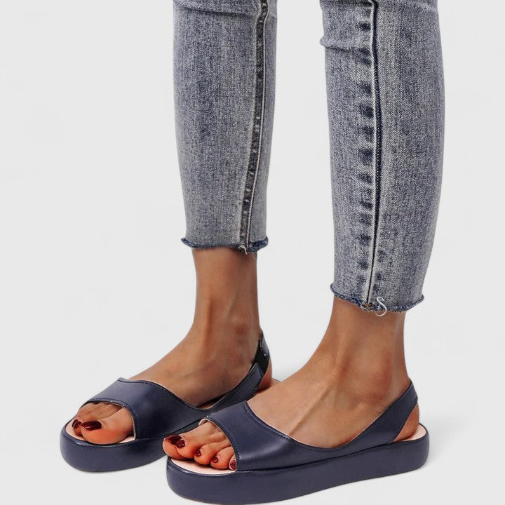 Slingback Open Toe Platform Sandals for Women
