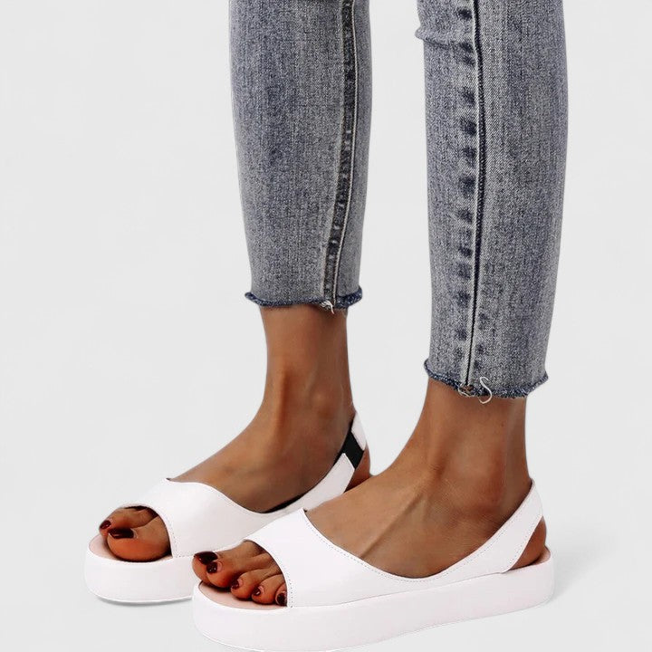 Slingback Open Toe Platform Sandals for Women