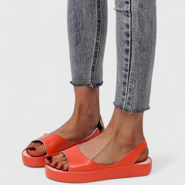 Slingback Open Toe Platform Sandals for Women