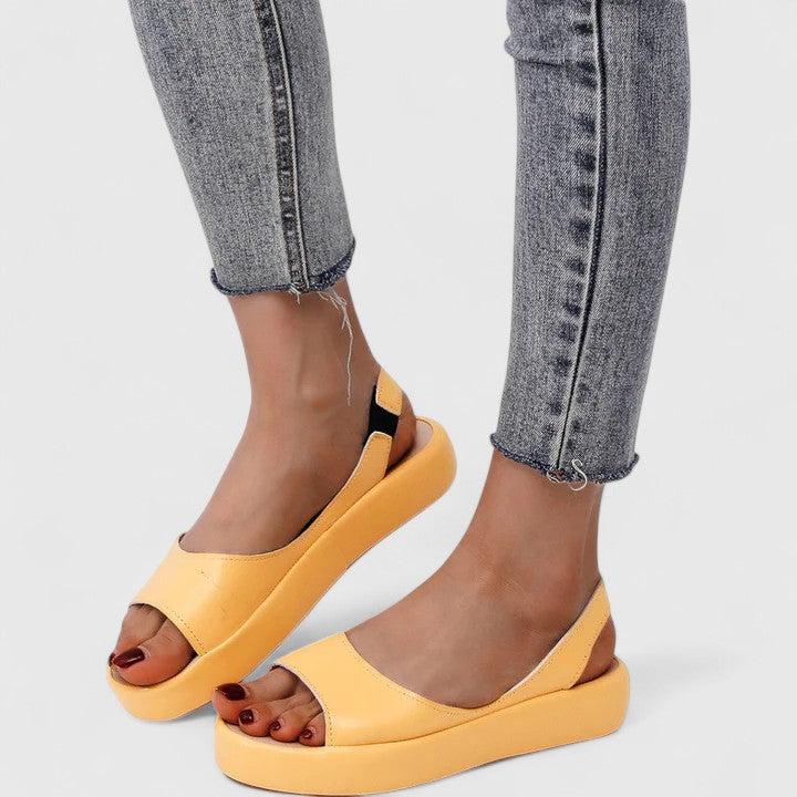 Slingback Open Toe Platform Sandals for Women