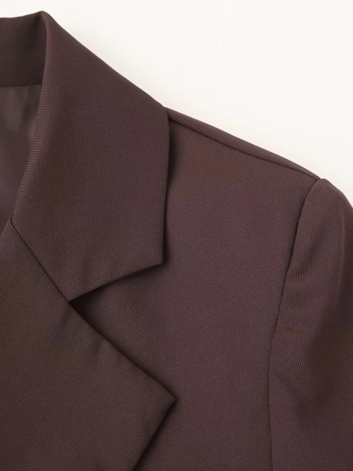 Double Breasted Asymmetric Blazer for Women