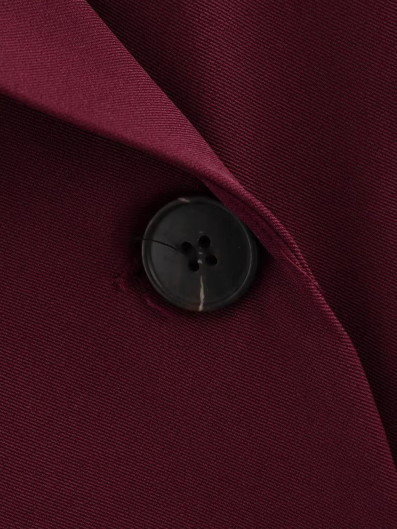 Double Breasted Longline Blazer for Women