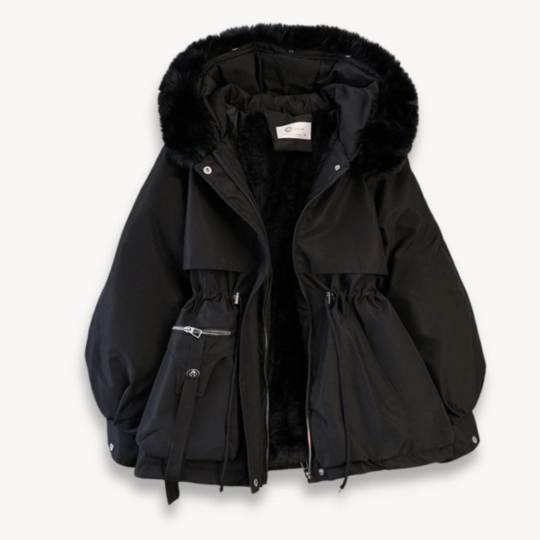 Winter Parka with Hood for Women