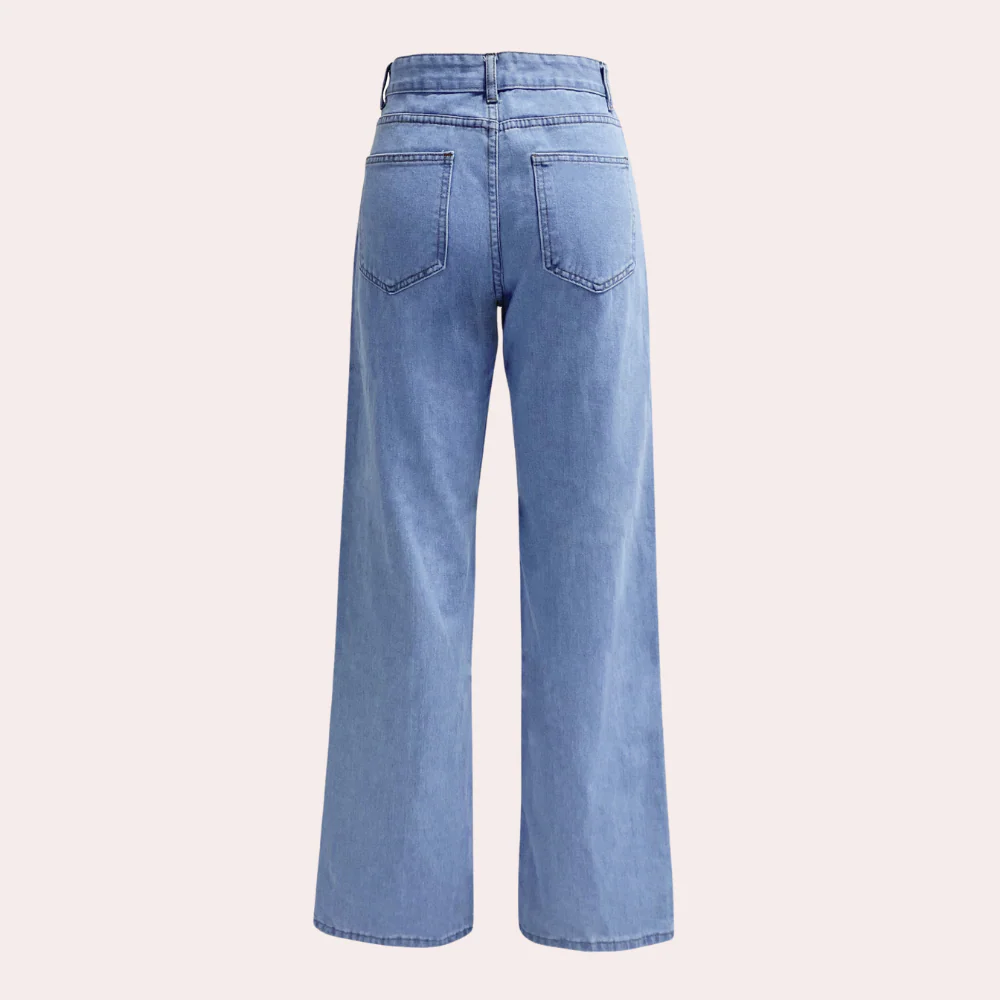 High Waisted Straight Leg Jeans for Women