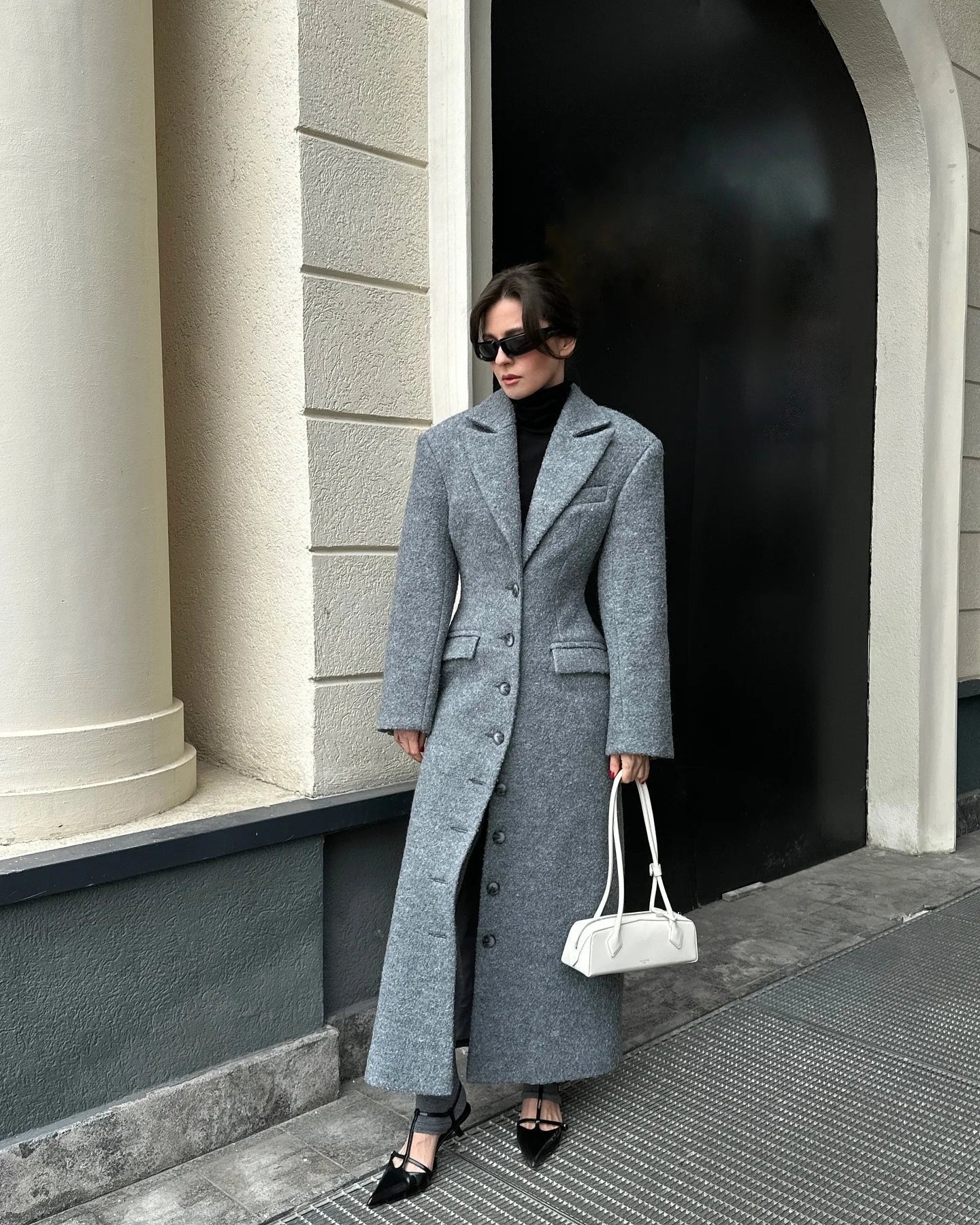 Tailored Longline Overcoat for Women