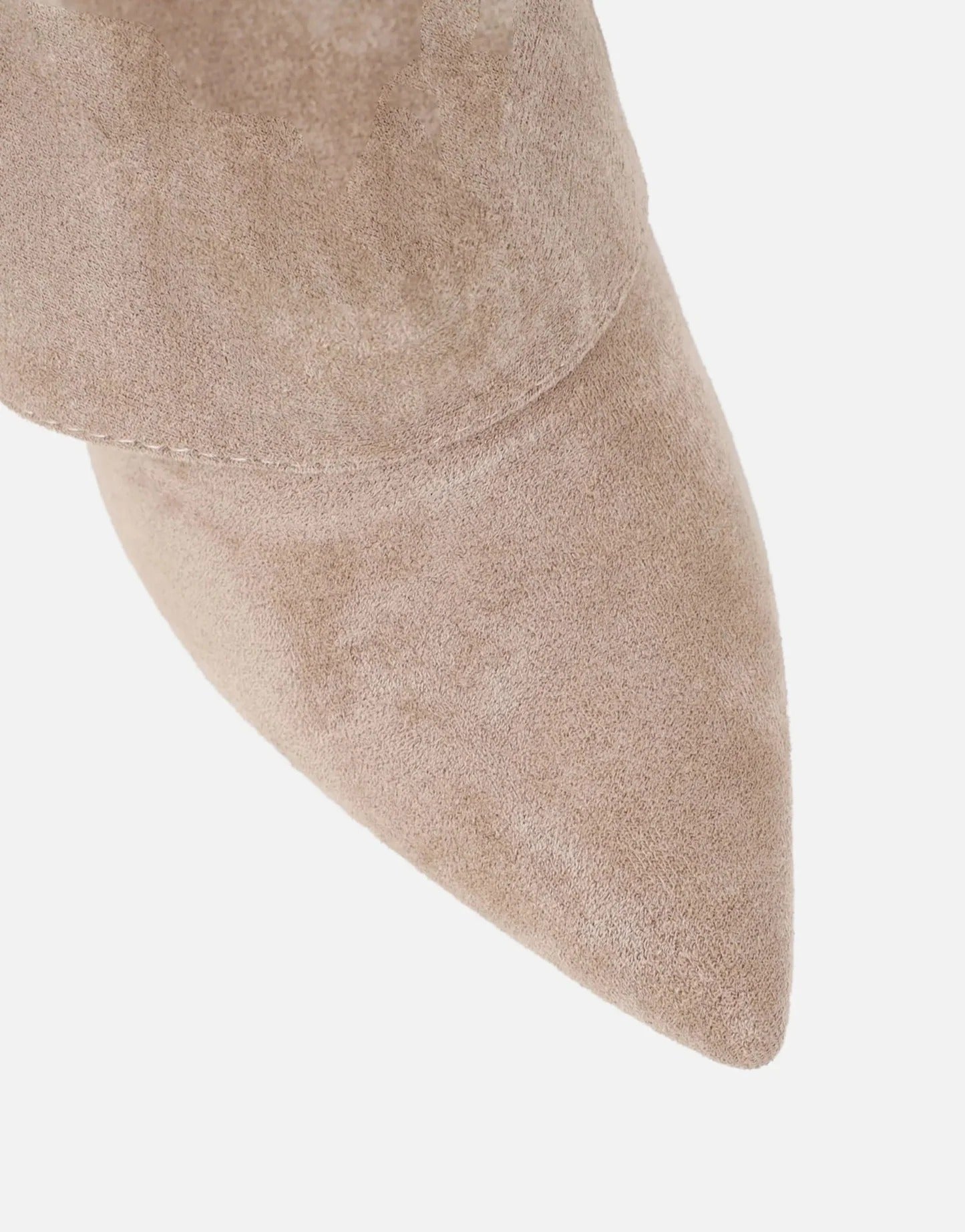 Suede High Knee Boots with Pointed Toe for Women