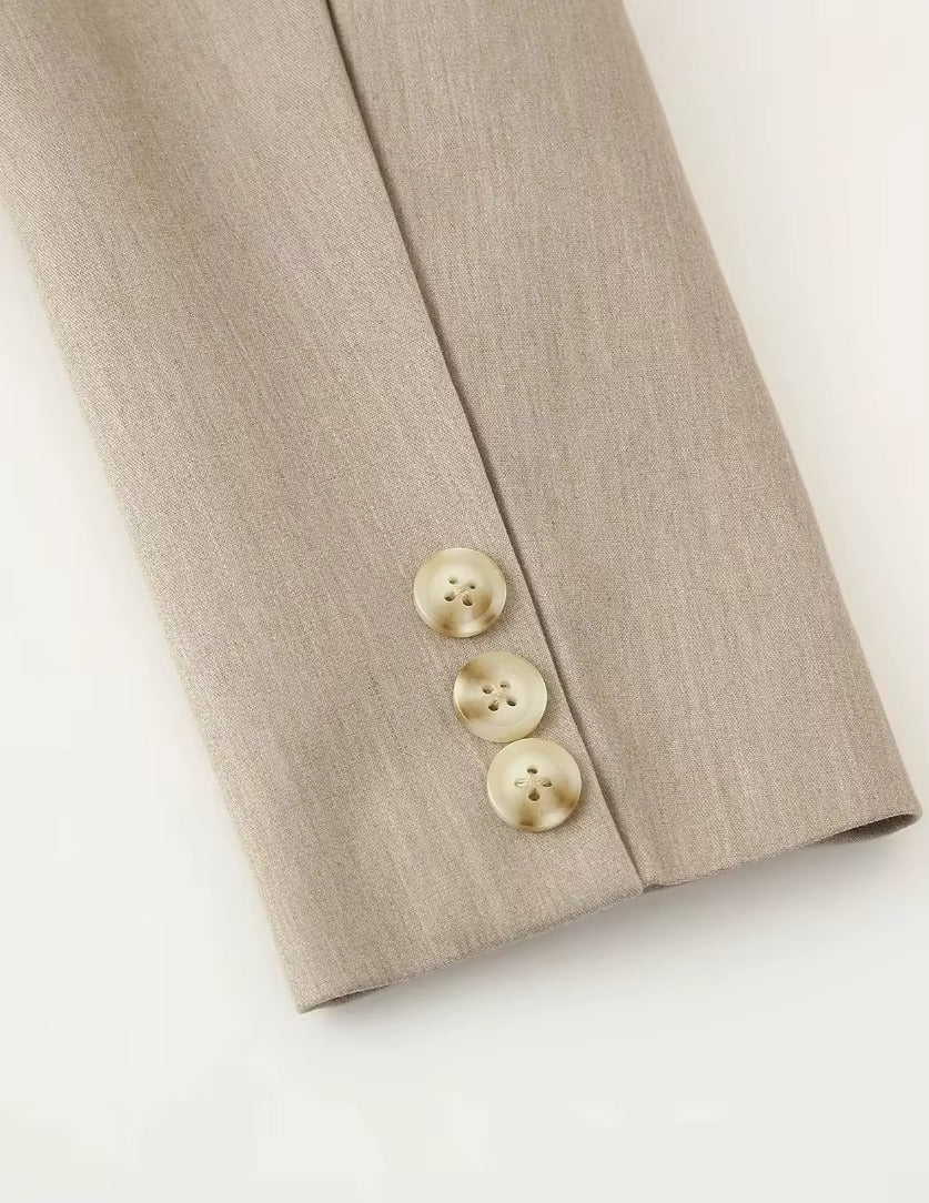 Double Breasted Asymmetric Blazer for Women