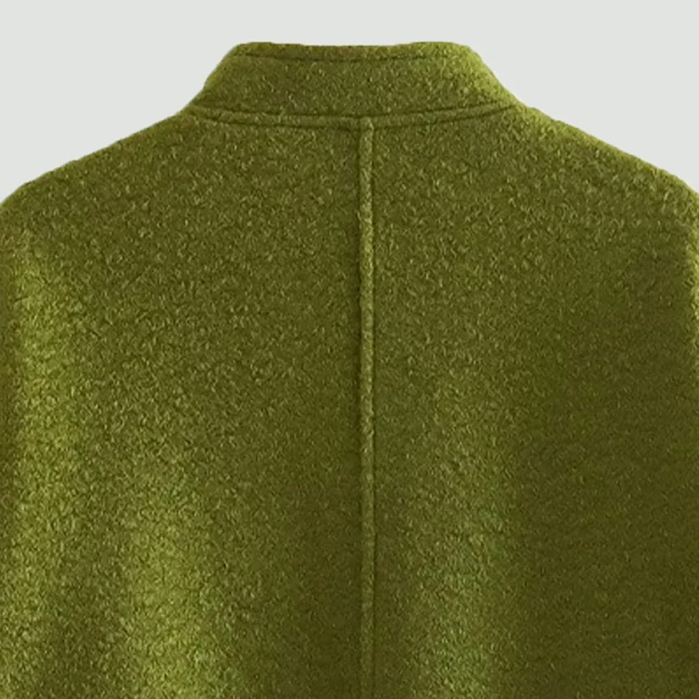 Oversized High Neck Bomber Jacket for Women