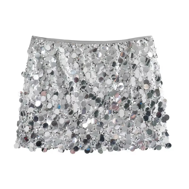 Sequin Mini Skirt for Women