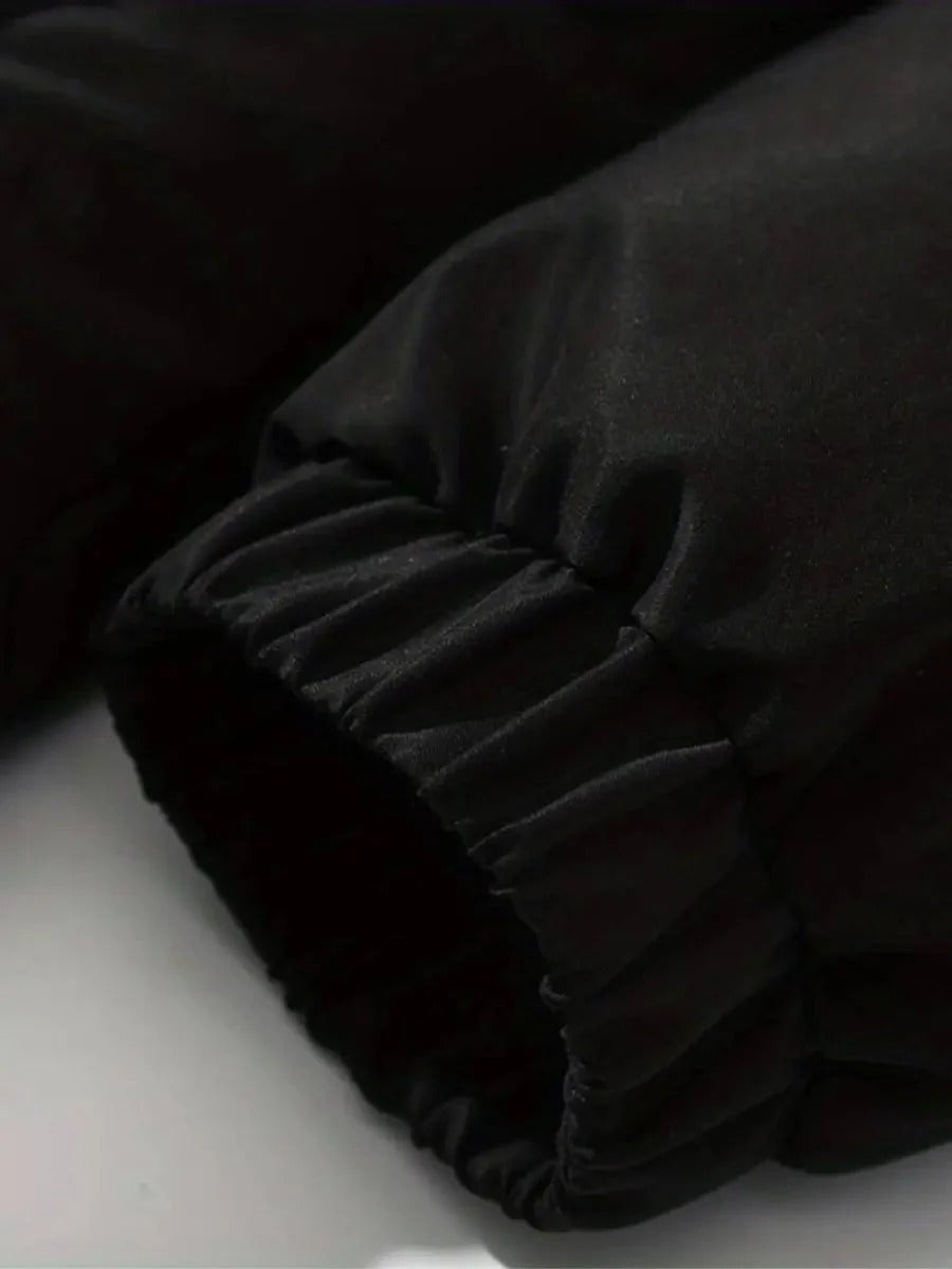 Hooded Sherpa Lined Puffer Jacket for Women