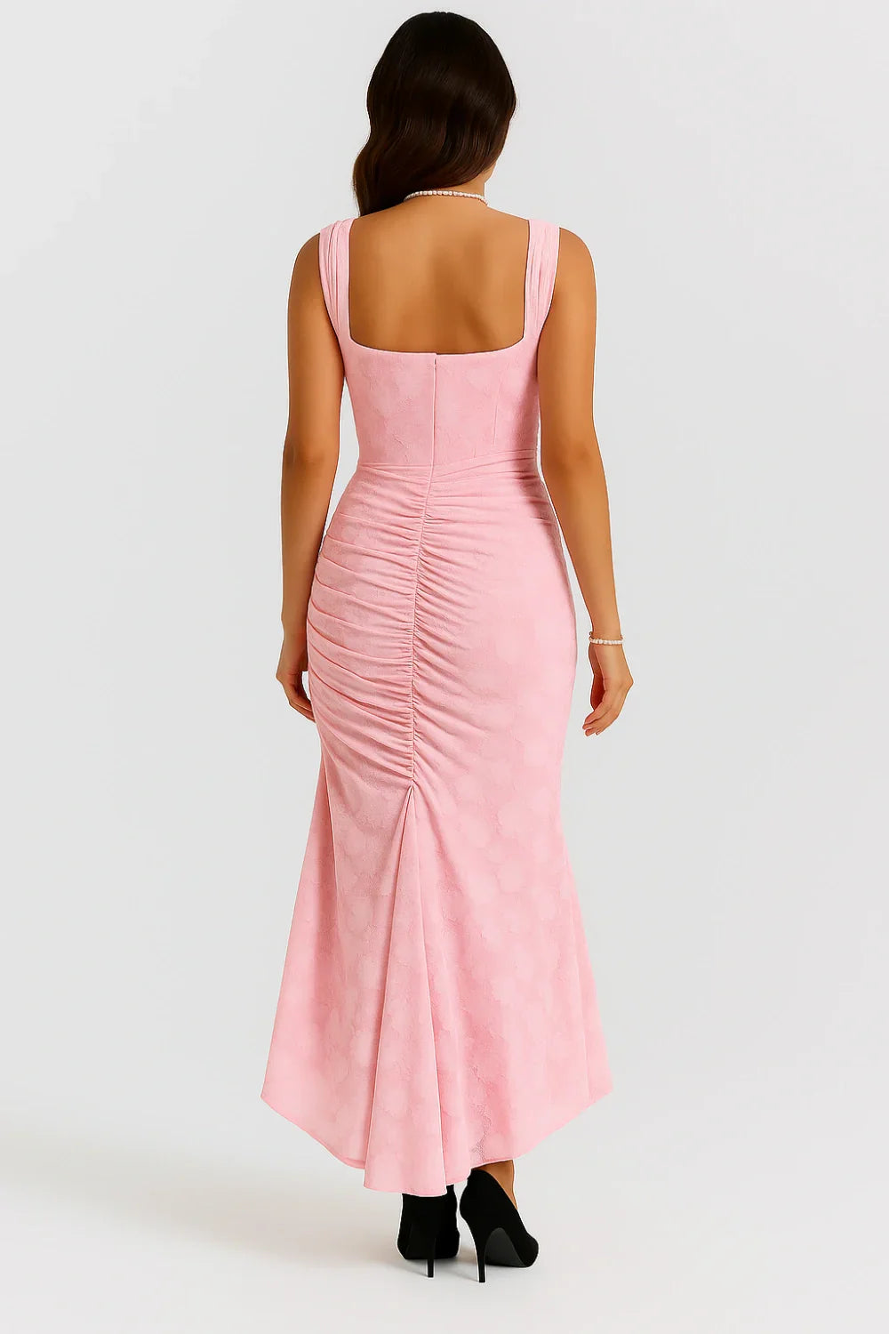 Lace Corset Wedding Guest Midi Dress for Women