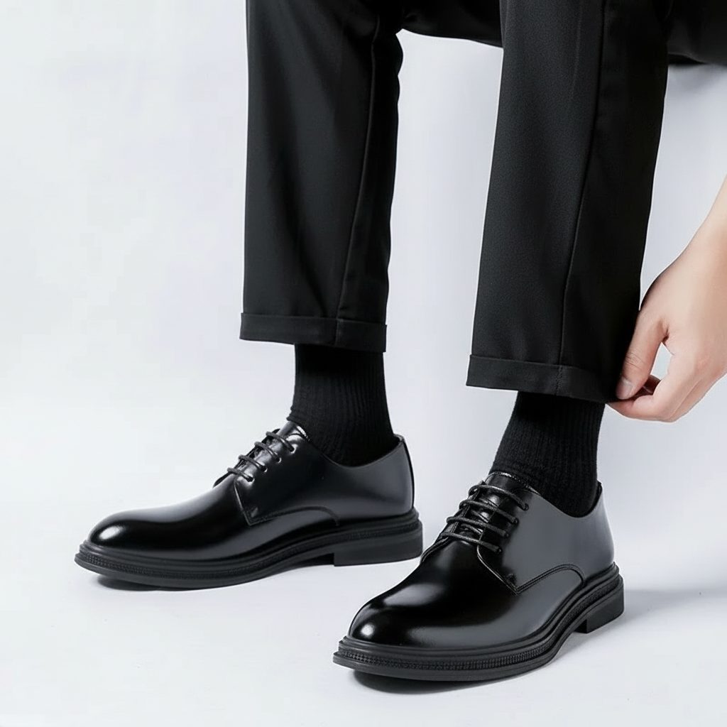 Lace-Up Oxford Derby Shoes for Men - View 2