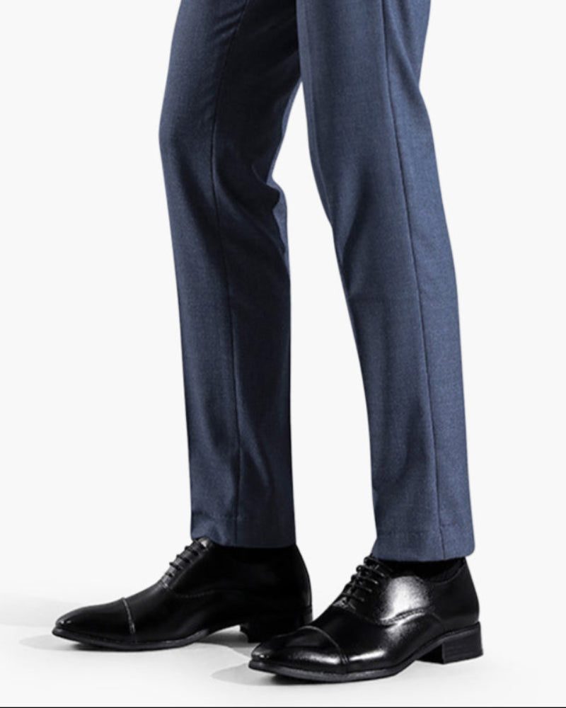 Lace-Up Pointed Toe Oxford Shoes for Men - View 2