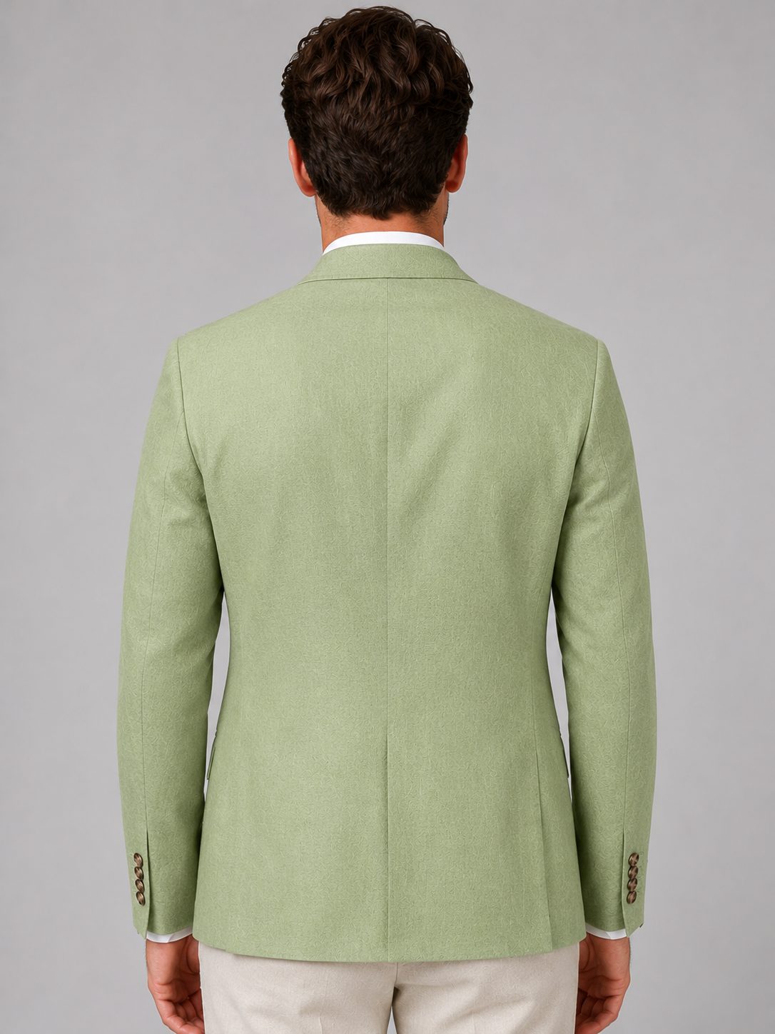 Linen Tailored Fit Blazer for Men - View 2