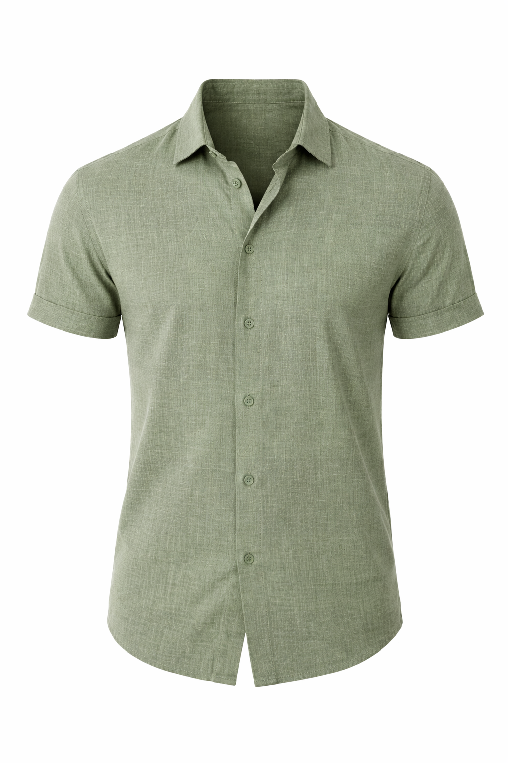 Linen Short Sleeve Shirt for Men