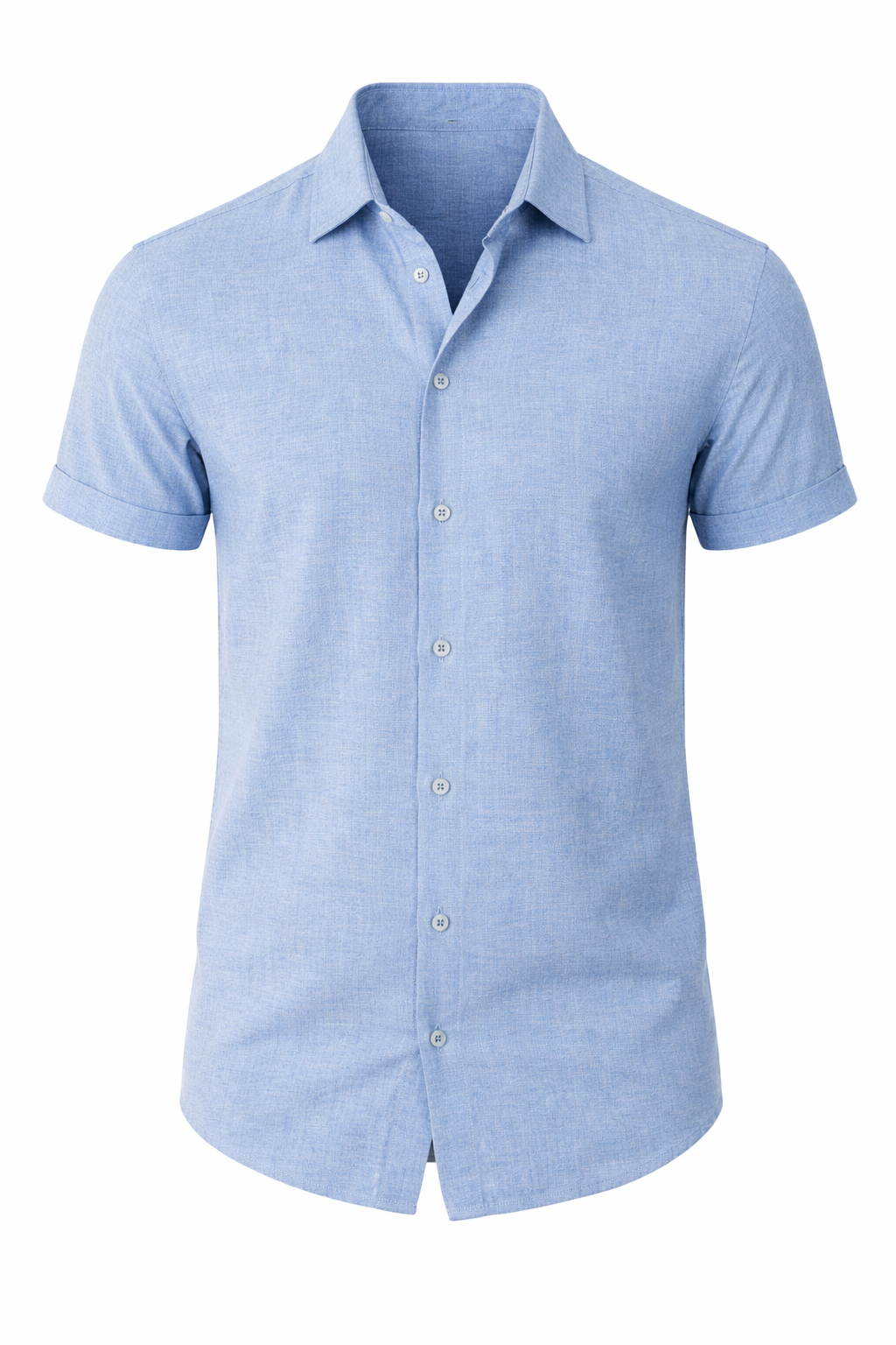 Linen Short Sleeve Shirt for Men