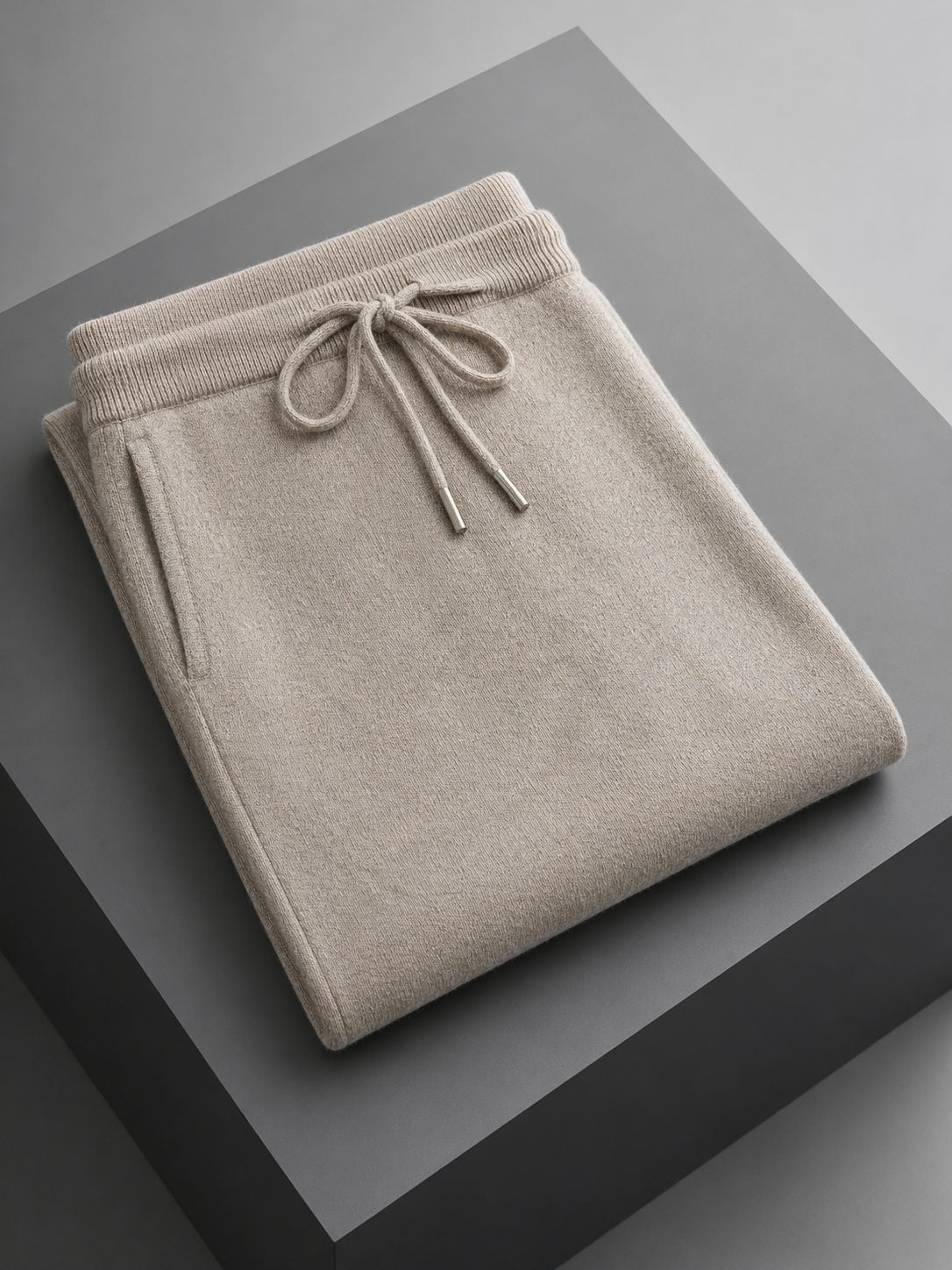 Merino Wool Zip-Up Lounge Set for Men - View 6