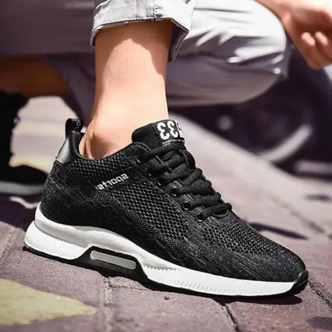 Mesh Lace-Up Trainers for Women - View 10
