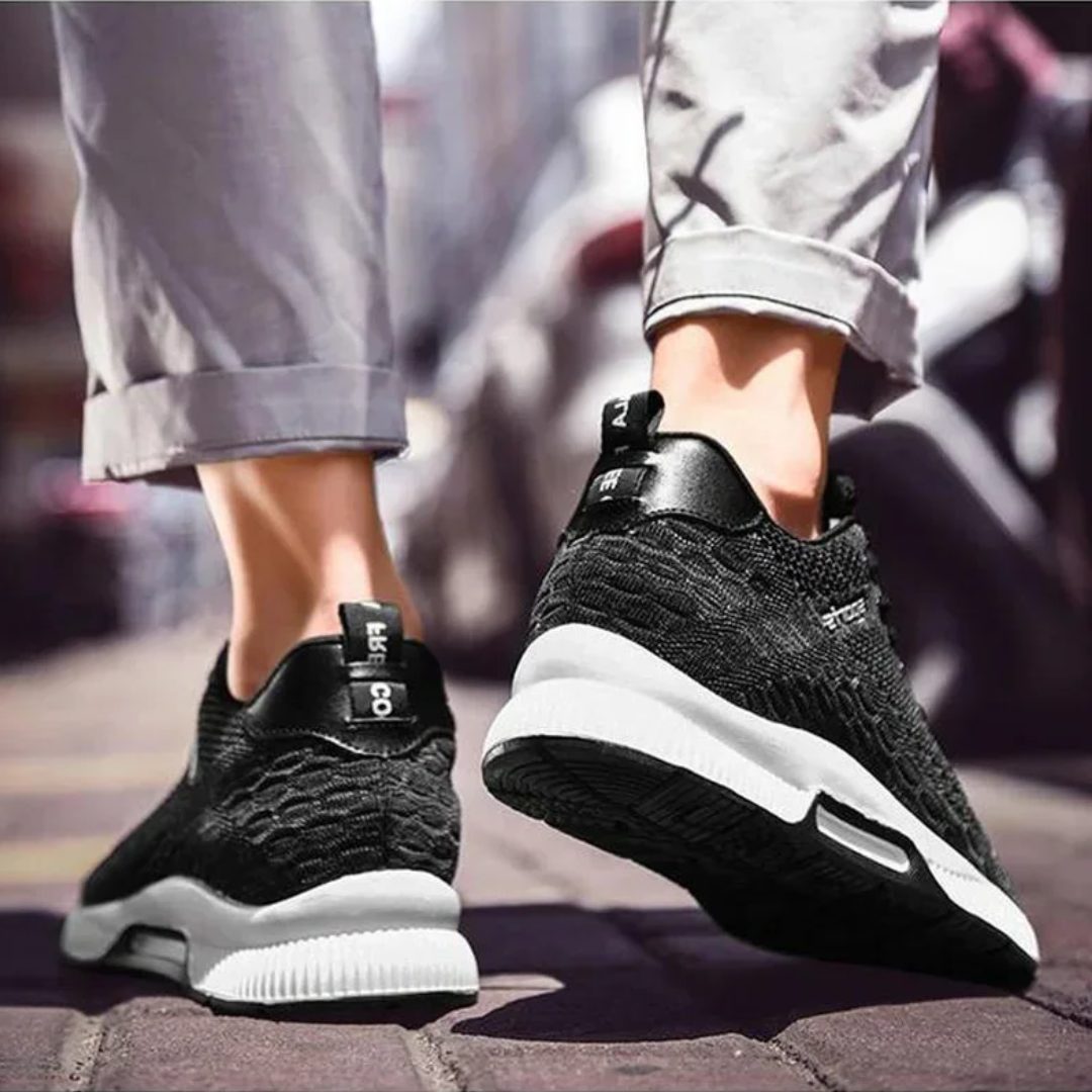 Mesh Lace-Up Trainers for Women - View 11