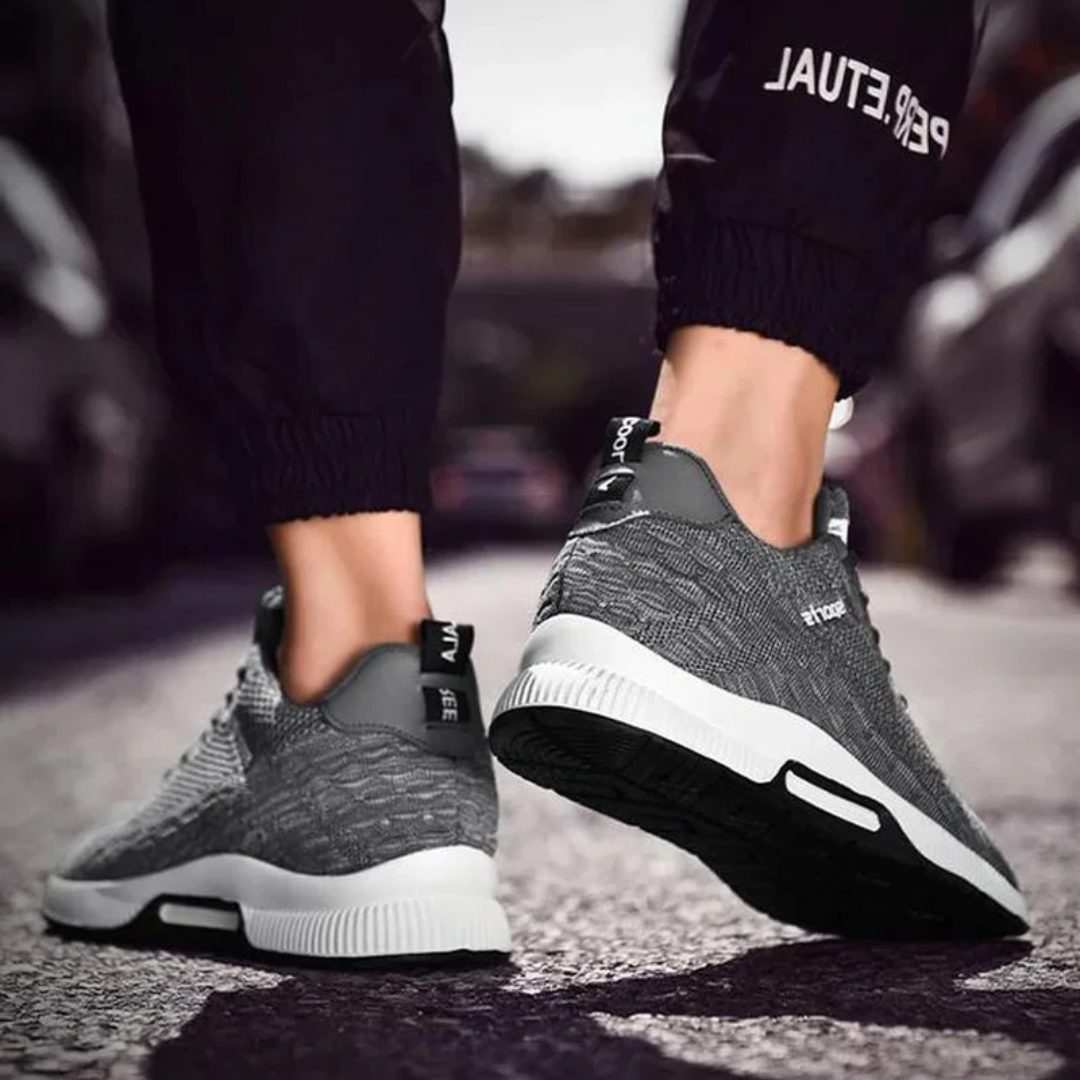 Mesh Lace-Up Trainers for Women - View 12