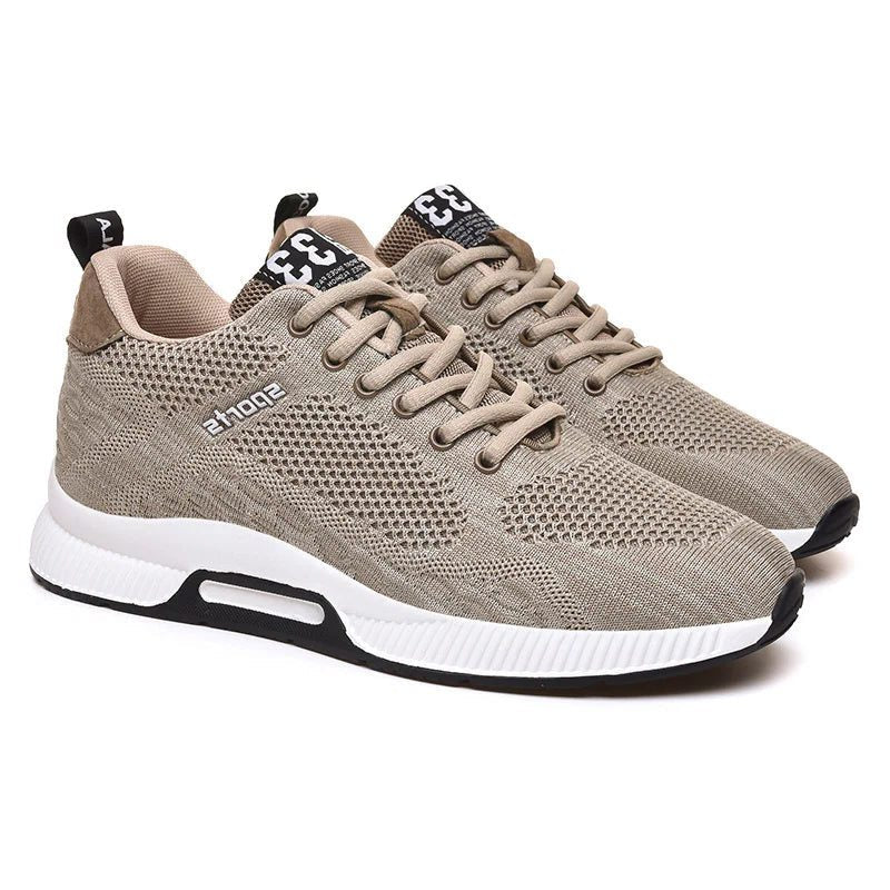 Mesh Lace-Up Trainers for Women - View 14
